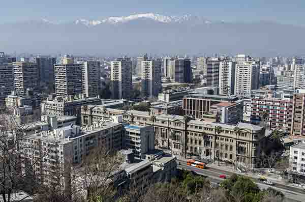 126 - Chile - Santiago de Chile - panoramica